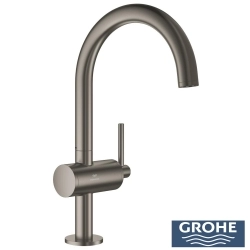 Grohe - Grohe Atrio Yüksek Lavabo Bataryası (L-Boy), Saten Grafit