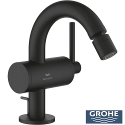 Grohe - Grohe Atrio Sifon Kumandalı Bide Bataryası (M-Boy), Hayalet Siyah - 24364KF0