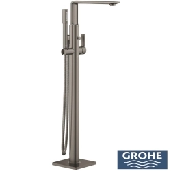 Grohe - Grohe Allure Ankastre Yerden Küvet Bataryası (Sıva Üstü Grubu), Saten Grafit - 25222MG1