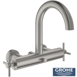 Grohe - Grohe Atrio Banyo Bataryası, Saten Çelik