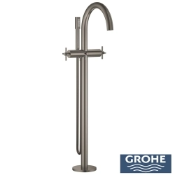 Grohe - Grohe Atrio Yerden Küvet Bataryası (Sıva Üstü Grubu), Saten Grafit - 25272MG0