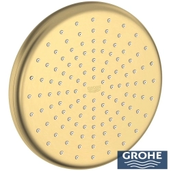 Grohe - Grohe Tempesta 210 Tepe Duşu Tek Akışlı, 21 cm, Fırçalı Altın - 26409GN0