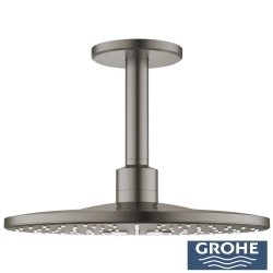 Grohe - Grohe Rainshower SmartActive 310 Tepe Duşu Seti, 31 cm, Saten Grafit