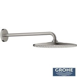 Grohe - Grohe Rainshower Mono 310 Tepe Duşu Seti, 31 cm, Saten Çelik