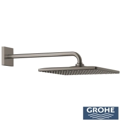 Grohe - Grohe Rainshower Mono 310 Cube Tepe Duşu Seti, 31 cm, Tek Akışlı, Saten Grafit