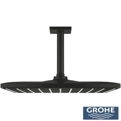 Grohe - Grohe Rainshower Mono 310 Cube Tepe Duşu Seti, 31 cm, Mat Siyah - 265662430