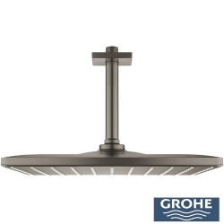 Grohe - Grohe Rainshower Mono 310 Cube Tepe Duşu Seti, 31 cm, Saten Grafit