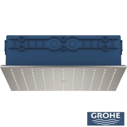 Grohe - Grohe Rainshower Aqua Mono Ankastre Tepe Duşu, Saten Çelik (Sıva Altı Dahil)