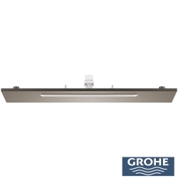Grohe - Grohe Rainshower Aqua Cascade Ankastre Tepe Duşu, Şelale Akışlı, Saten Grafit (Sıva Üstü Grubu)