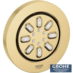 Grohe - Grohe Rainshower Aqua Yan Jet, 2 Fonksiyonlu, Fırçalı Altın