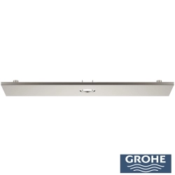 Grohe - Grohe Rainshower Aqua Ankastre Tepe Duşu Kapağı, Tek Delikli, Saten Çelik