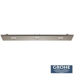 Grohe - Grohe Rainshower Aqua Ankastre Tepe Duşu Kapağı, 3 Delikli, Saten Grafit