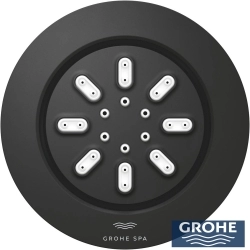 Grohe - Grohe Rainshower Aqua Yan Jet, 2 Fonksiyonlu, Hayalet Siyah