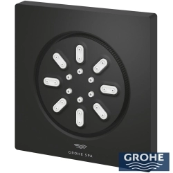 Grohe - Grohe Rainshower Aqua Yan Jet, 2 Fonksiyonlu, Hayalet Siyah