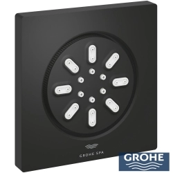 Grohe - Grohe Rainshower Aqua Yan Jet, 2 Fonksiyonlu, Hayalet Siyah