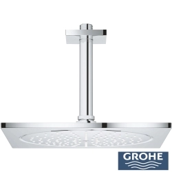 Grohe - Grohe Rainshower Aqua Tavandan Tepe Duşu Seti, Tek Fonksiyonlu, 142 mm