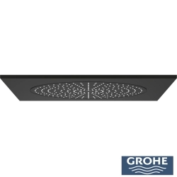 Grohe - Grohe Rainshower Aqua 20 Tepe Duşu, 50 cm, Hayalet Siyah