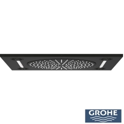 Grohe - Grohe Rainshower Aqua Tepe Duşu, 38x45 cm, Hayalet Siyah