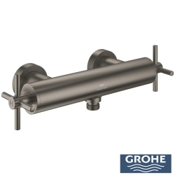 Grohe - Grohe Atrio Duş Bataryası (4 Çubuklu Volan), Fırçalı Altın - 26895MG0