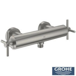 Grohe - Grohe Atrio Duş Bataryası (4 Çubuklu Volan), Fırçalı Altın - 26895MS0