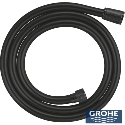 Grohe - Grohe Silverflex Duş Hortumu, 150 cm, Hayalet Siyah - 28364KF1