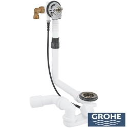 Grohe - Grohe Talentofill Doldurmalı Kumandalı Küvet Tropleni, Saten Grafit - 28990MG0