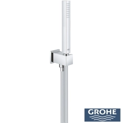 Grohe - Grohe Grohtherm 3 Yollu SmartControl Ankastre Termostatik Banyo Bataryası, Kare Tepe ve El Duşu, Çıkış Ucu Seti