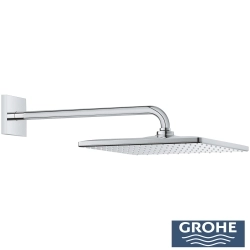 Grohe - Grohe Grohtherm 3 Yollu SmartControl Ankastre Termostatik Banyo Bataryası, Kare Tepe ve El Duşu, Çıkış Ucu Seti
