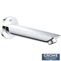 Grohe - Grohe Grohtherm 3 Yollu SmartControl Ankastre Termostatik Banyo Bataryası, Kare Tepe ve El Duşu, Çıkış Ucu Seti