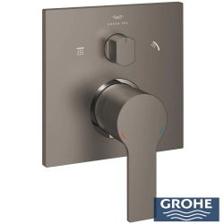 Grohe - Grohe Allure Ankastre Banyo Bataryası (3 Yollu, Sıva Üstü Grubu), Saten Grafit