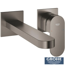 Grohe - Grohe Plus Ankastre Lavabo Bataryası, Fırçalı Sert Grafit (Sıva Üstü Grubu)