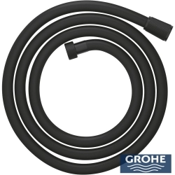 Grohe - Grohe Grohtherm 2 Yollu SmartControl Ankastre Termostatik Banyo Bataryası, Yuvarlak Tepe ve El Duşu Seti, Mat Siyah