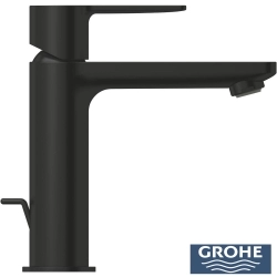 Grohe - Grohe Lineare Sifon Kumandalı Lavabo Bataryası, Mat Siyah