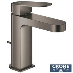 Grohe - Grohe Plus Sifon Kumandalı Lavabo Bataryası, Fırçalı Sert Grafit