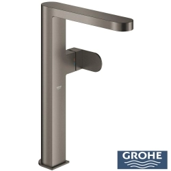 Grohe - Grohe Plus Tezgah Üstü Lavabo Bataryası, Fırçalı Sert Grafit