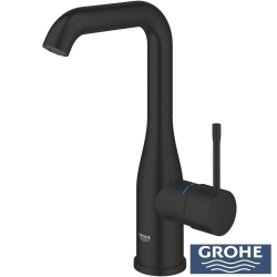 Grohe - Grohe Essence New Yüksek Lavabo Bataryası, Sifon Kumandalı, Mat Siyah