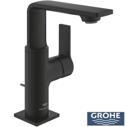 Grohe - Grohe Allure Lavabo Bataryası, Hayalet Siyah, Sifon Kumandalı