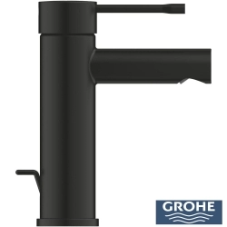 Grohe - Grohe Essence Lavabo Bataryası, Mat Siyah (Sifon Kumandalı)