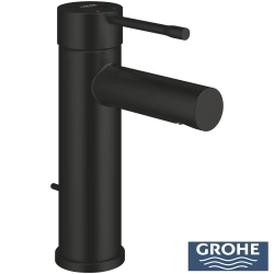 Grohe - Grohe Essence Lavabo Bataryası, Mat Siyah (Sifon Kumandalı)