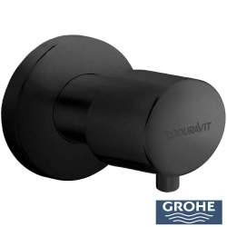 Grohe - Grohe Uniset Gömme Rezervuar, İnce (Mat Siyah Kumanda Paneli ve Mat Siyah Stop Valf Dahil)