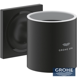 Grohe - Grohe Allure Sabunluk Ve Diş Fırçalık Tutacağı, Hayalet Siyah