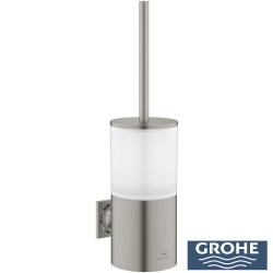 Grohe - Grohe Allure Tuvalet Fırçalığı, Saten Çelik