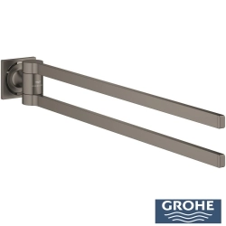 Grohe - Grohe Allure Havluluk, Altın, 42 cm, Saten Grafit