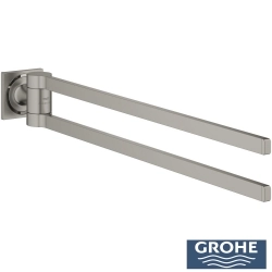 Grohe - Grohe Allure Havluluk, Altın, 42 cm, Saten Çelik