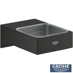Grohe - Grohe Selection Cube Sabunluk Tutacağı, Mat Siyah