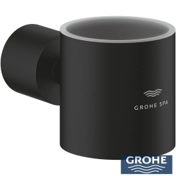Grohe - Grohe Atrio Cam Sabunluk Tutacağı, Hayalet Siyah