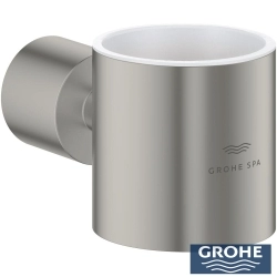 Grohe - Grohe Atrio Cam Sabunluk Tutacağı, Saten Çelik