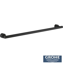Grohe - Grohe Atrio Havluluk, Fırçalı Altın, 60 cm, Hayalet Siyah