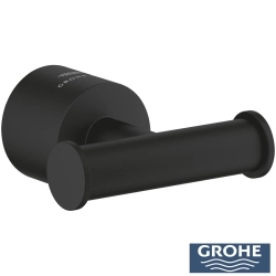 Grohe - Grohe Atrio İkili Havlu/Bornoz Askısı, Hayalet Siyah - 40890KF0