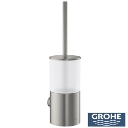 Grohe - Grohe Atrio Tuvalet Fırçalığı, Saten Çelik